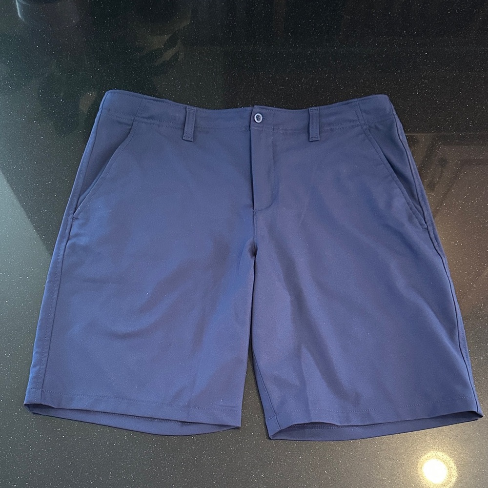 Under Armour Performance Boy’s Navy Blue Shorts (Size: XL)